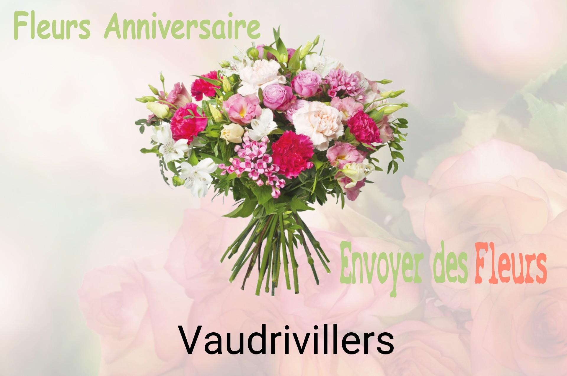 Bouquet de fleurs d’anniversaire livré à Vaudrivillers