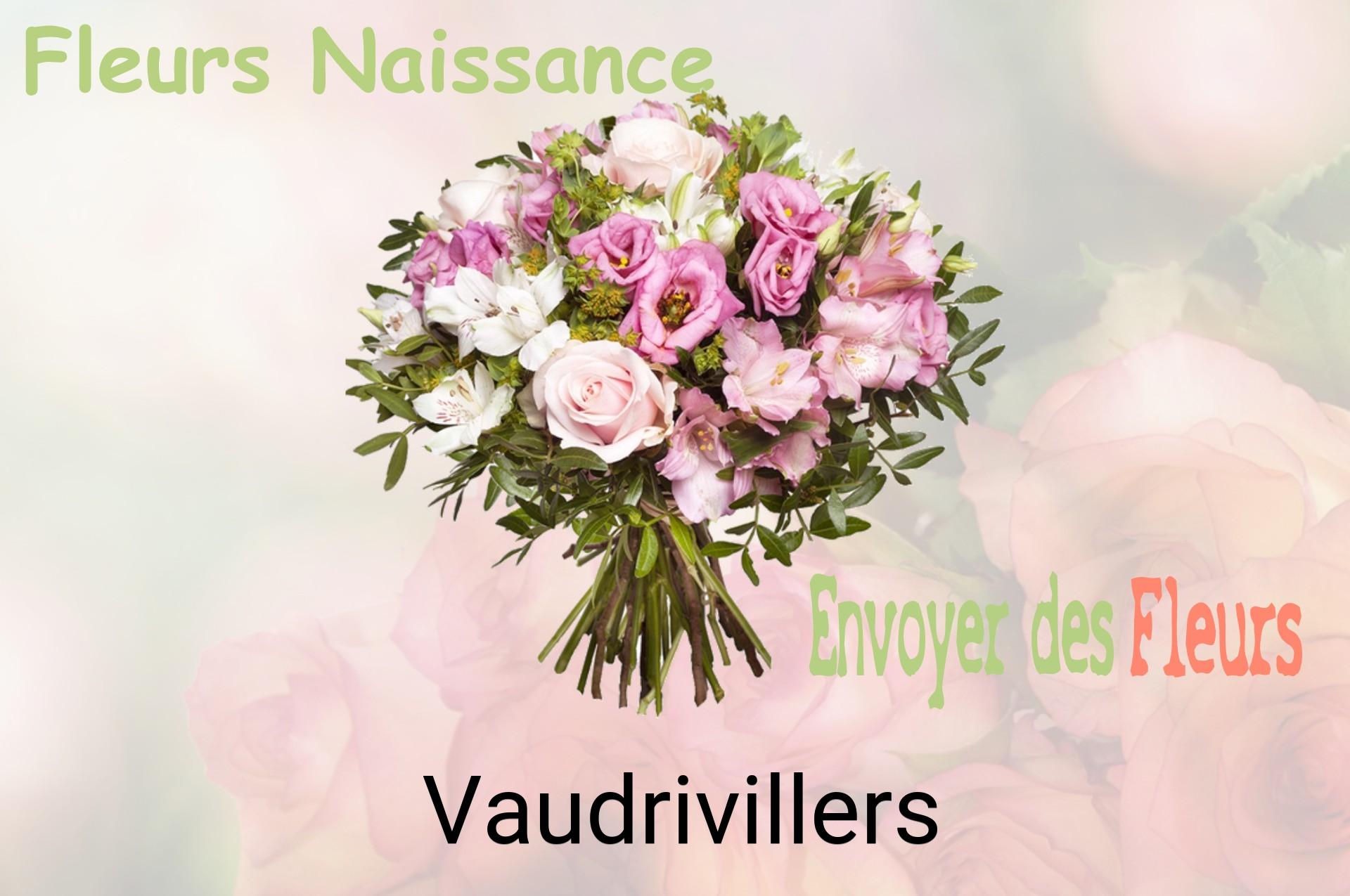 Bouquet de fleurs de naissance livré à Vaudrivillers